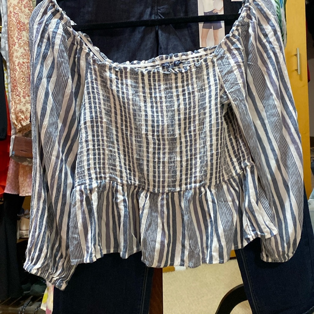 American Eagle Stripes Top